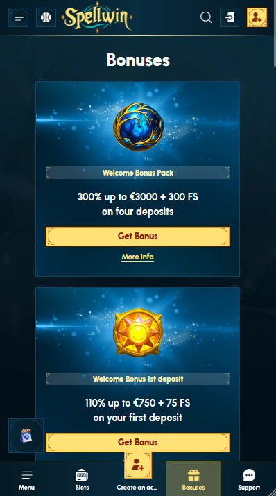 SpellWin Καζίνο Προσφορές