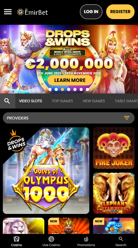 EmirBet Καζίνο Λόμπι
