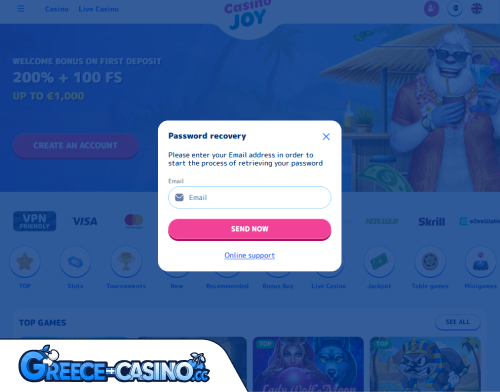 CasinoJoy Kazíno Próvlima Síndesi se