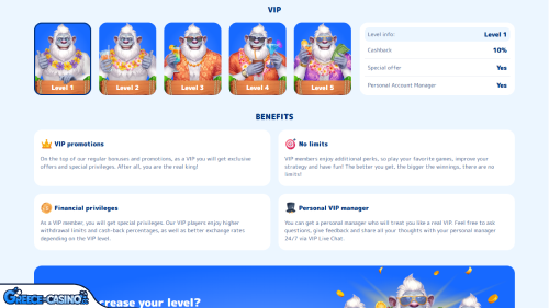 Prógramma Vip Kazíno CasinoJoy