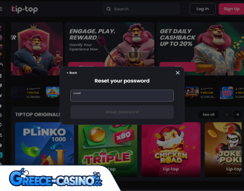 Tip-Top Bet Kazíno Próvlima Síndesi se