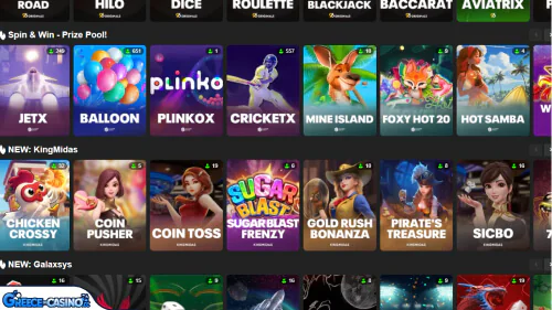 96.com Kazíno Koulokhérides