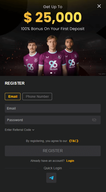 96.com Καζίνο Εγγραφή