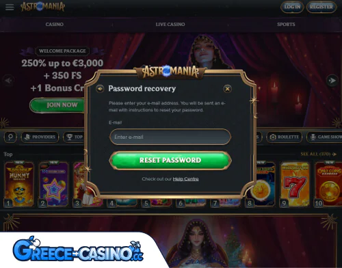 AstroMania Kazíno Próvlima Síndesi se