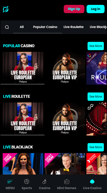 CosmoBet Καζίνο Ζωντανά παιχνίδια