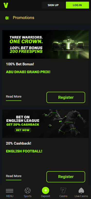 Velobet Καζίνο Προσφορές