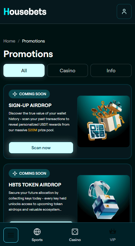 HouseBets Καζίνο Προσφορές