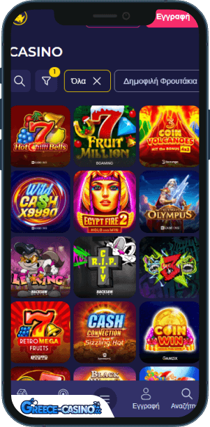 Spinorhino Kazíno epharmoyí yia kinitá