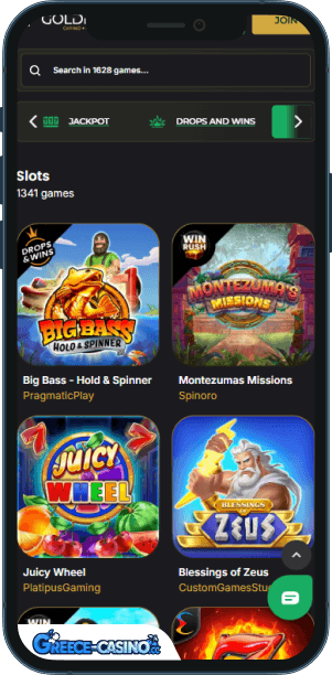 GoldenPlay Kazíno epharmoyí yia kinitá