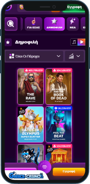 Slotrave Kazíno epharmoyí yia kinitá