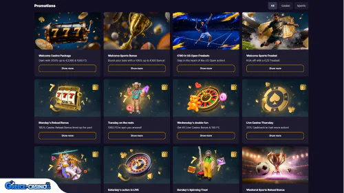 Dazzlehand Kazíno Bónous